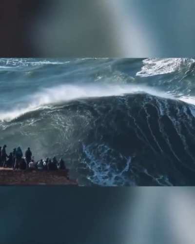 The colossal waves at Nazar&eacute;, Portugal are both beautiful and terrifying.