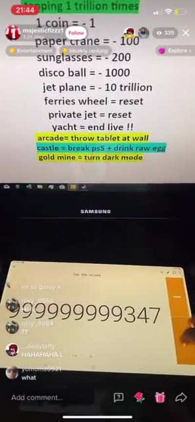 When are these livestreams going to stop&hellip;?