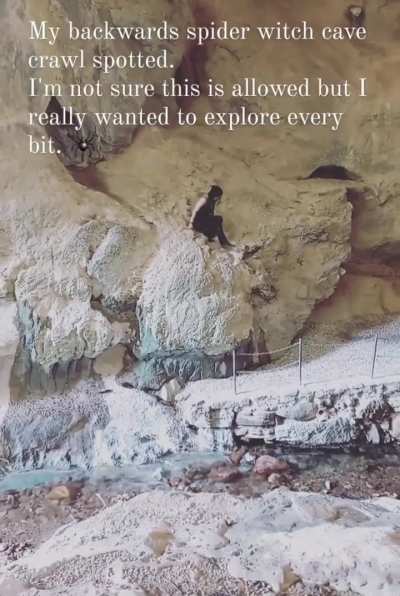 American &lsquo;content creator&rsquo; films herself illegaly climbing a delicate million years old cave formation in Spain and damaging it irreparably