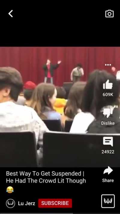 Best way to get suspended