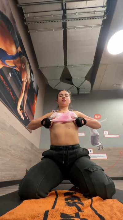 Getting naked after a good workout session in the gym is a must [f]