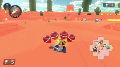 Mario Kart 8 Deluxe Bonnie and Clyde mod Gameplay on a Showdown Arena