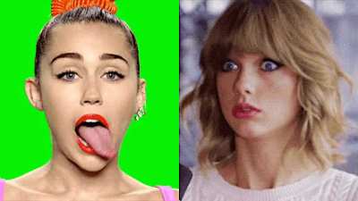Would you want to see TayTay get destroyed by Miley Cyrus&rsquo;s sexy tongue?