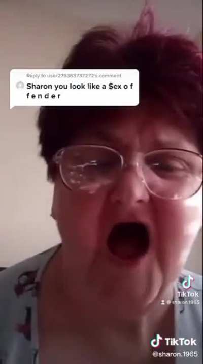 Sharon you sus