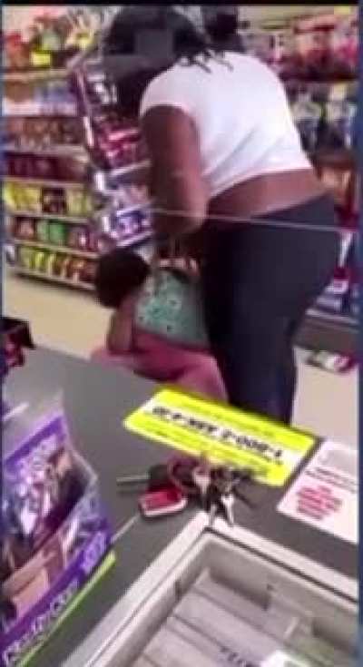 Fight in gas station over slur