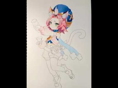My 4 hour drawing of Diona!