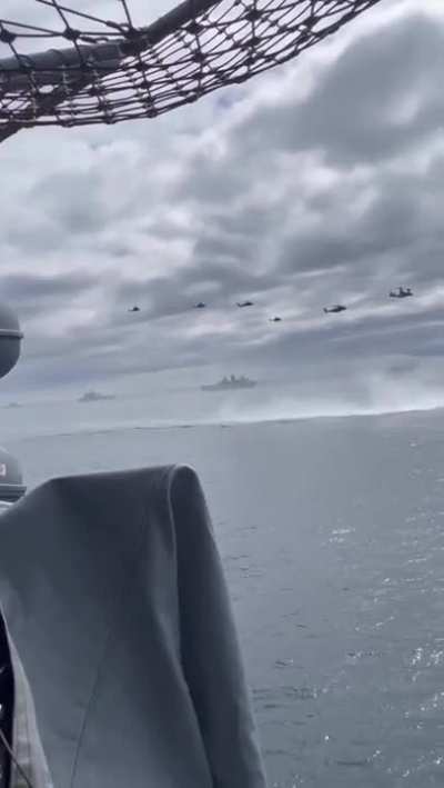 US and UK on their way to get some of that grain with their "grain fleet".