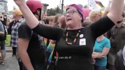 Poland anti-LGBT riots and LGBT activists.