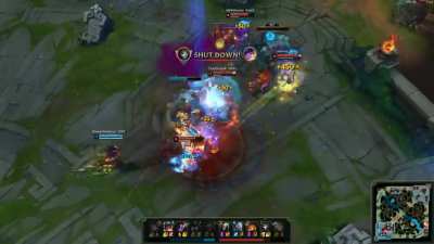 My team just won this game at 18 mins by having the enemy team not care that we were winning
