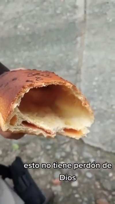 Ustedes que har&iacute;an d&oacute;nde un pan les salga as&iacute;? Les ha pasado?