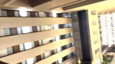 Going nude in the hotel [GIF]
