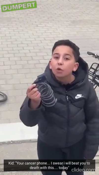 Kid doesn't want to get filmed