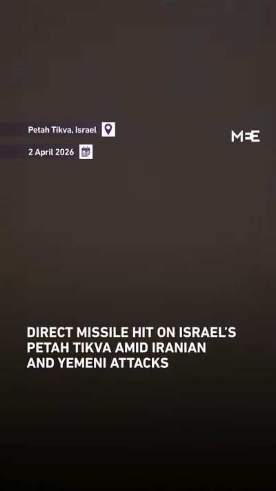 Direct missile hit on Israel’s Petah Tikva amid Iranian and Yemeni attacks