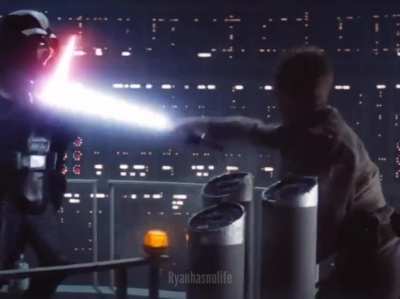 Vader disarms Luke&hellip;