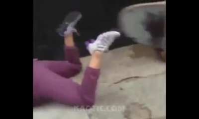 Aussie girl gets fucked by invisible man
