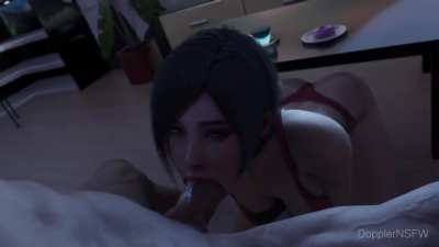 Ada sucking dick (DopplerNSFW) [Resident Evil]
