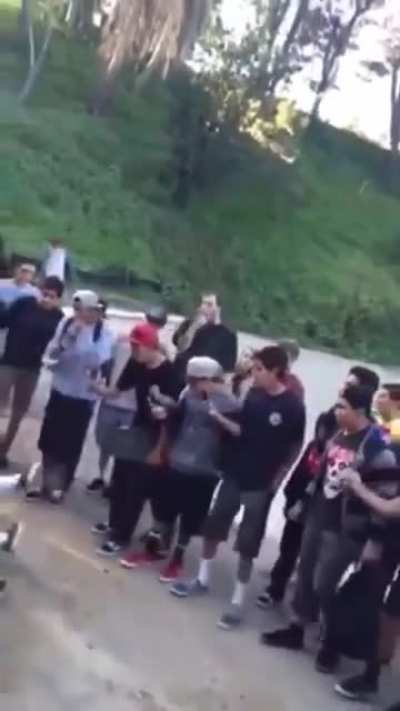 Guy did not have a chance
