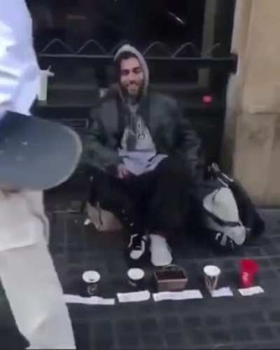 Skateboarding in style