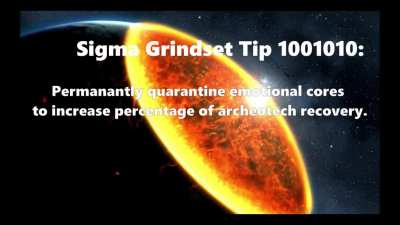 Sigma Tech-Heresy Grindset