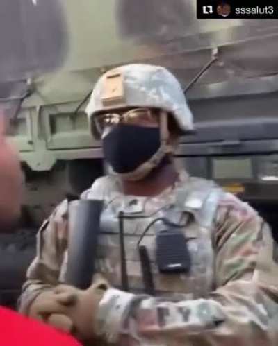 Military is more professional than the police.