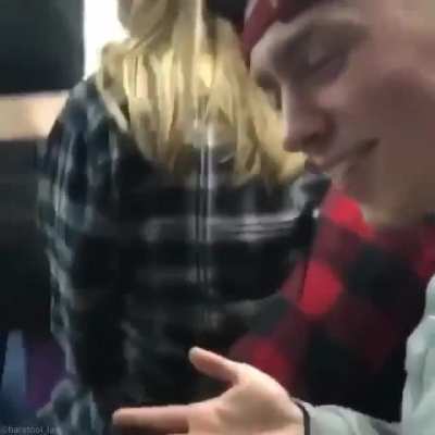 Stroking the wrong leg