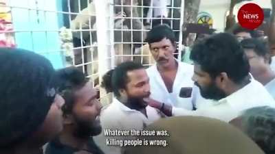 Tamil Christians confront BJP leader on Manipur issue 