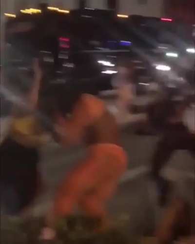 Brawl on the street