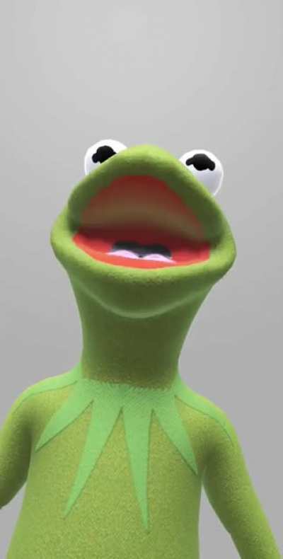 Frisky Kermit...
