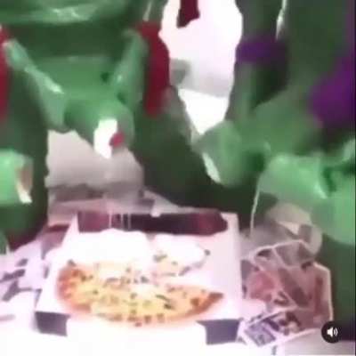 NOOOOOOOO NOT THE PIZZA
