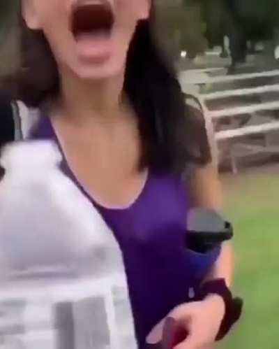 This girl is slow