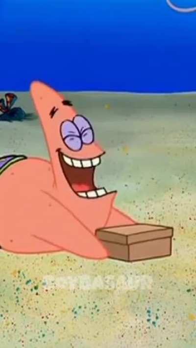 you haven't seen the full video have you, squidward?