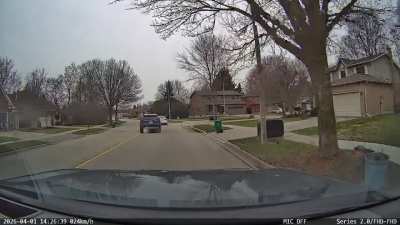 Someone's in a hurry