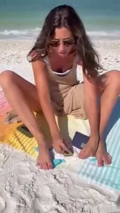 The beach safe