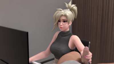 Packed schedule, 3d sex in the office (rwt4184) [Overwatch]