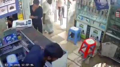 Electronics shop disaster