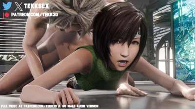 Yuffie &amp;amp; Cloud (TEKKSEX) [Final Fantasy]