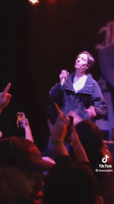 Wicca performing Absolute in Doubt and letting the crowd sing Peep&rsquo;s part made me tear up 