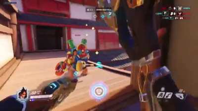Baptiste warning and protecting Torbj&ouml;rn