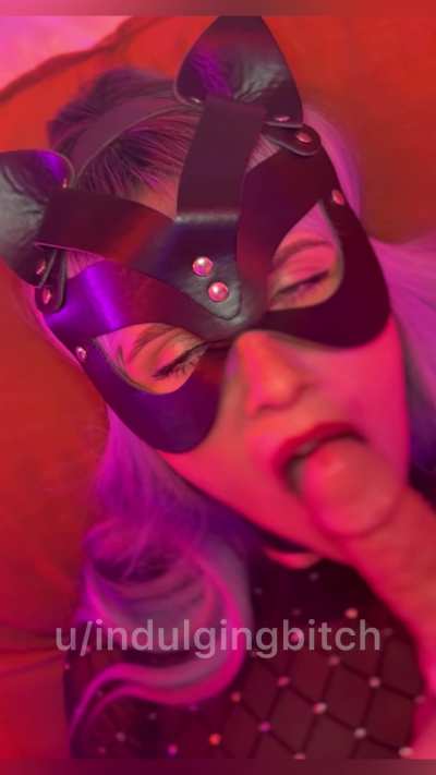 I can&rsquo;t get enough of masters cock down my throat