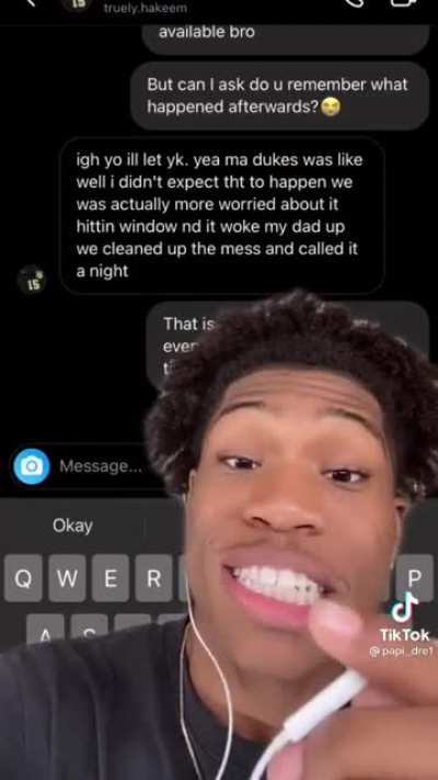 Guy lies about being the kid in a trend