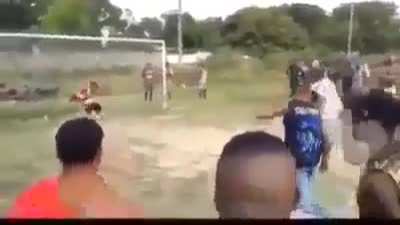 Your average American middle school soccer match