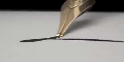 A ad for a pen