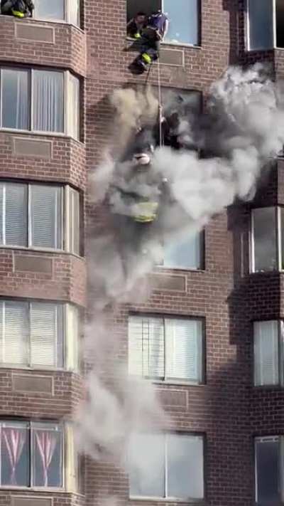 High Rise fire on 52nd Street