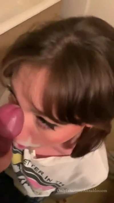 Facial for cute girl