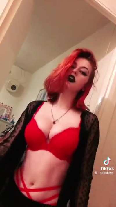 Bigger boobs in lingerie