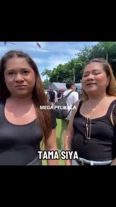 &ldquo;Tama sya&rdquo;