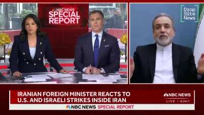 NBC News to Iran&rsquo;s FM: &ldquo;Sir, how can attacking U.S. military bases abroad be justified?&rdquo;