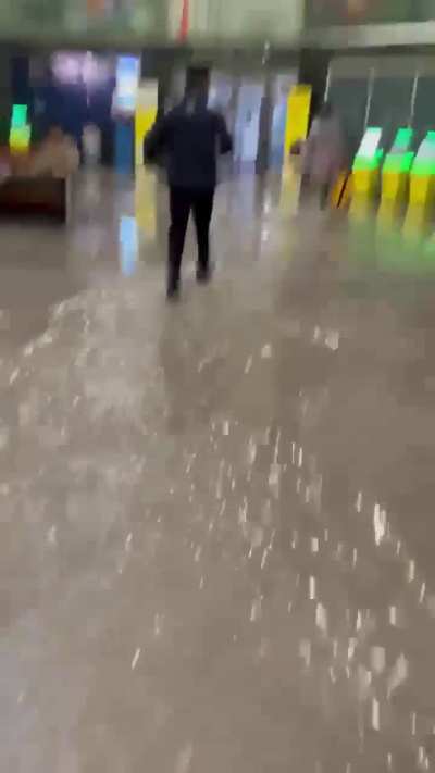 LaGuardia Airport - flooded