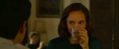 Having a drink