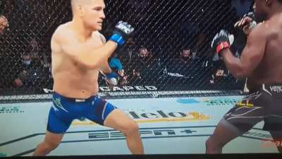 Ufc fighter snaps leg in half.